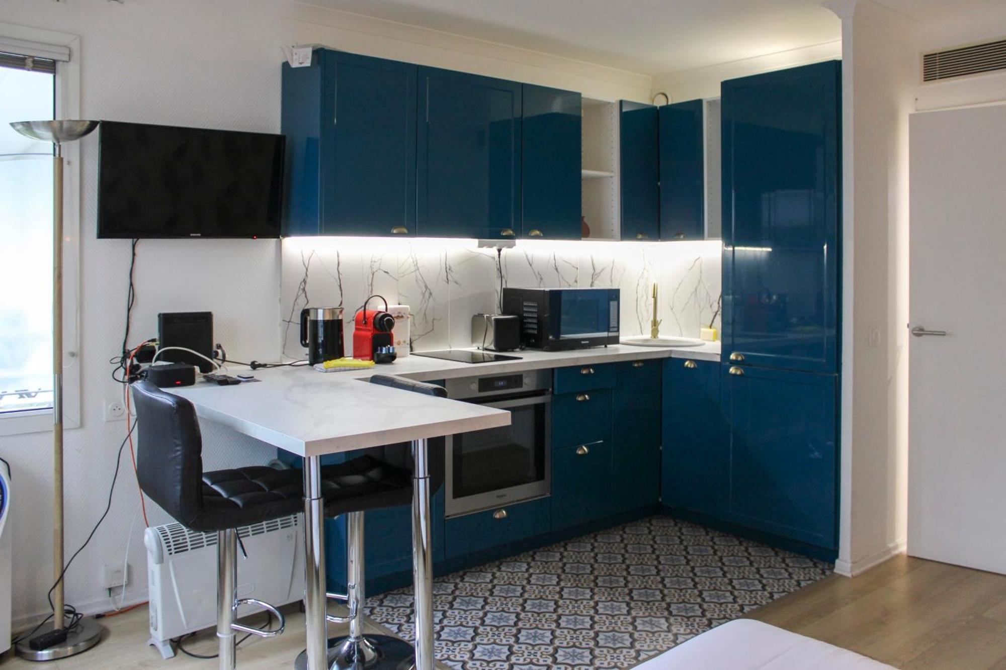 Bright Studio Of 29M With Wifi Near Paris Issy-les-Moulineaux Luaran gambar